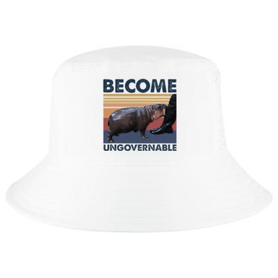 Become Ungovernable Moo Deng Cute Baby Hippo Cool Comfort Performance Bucket Hat