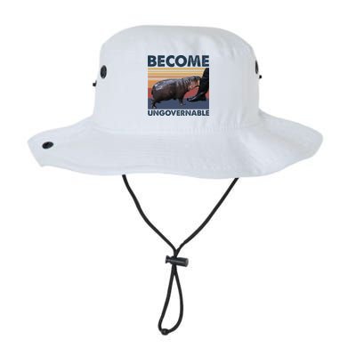 Become Ungovernable Moo Deng Cute Baby Hippo Bucket Hat
