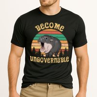 Become Ungovernable Moo Deng Baby Pygmy Hippo Performance Shirt