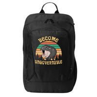 Become Ungovernable Moo Deng Baby Pygmy Hippo City Backpack