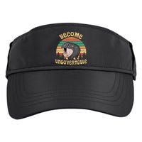 Become Ungovernable Moo Deng Baby Pygmy Hippo Adult Drive Performance Visor