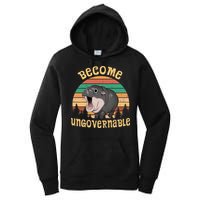 Become Ungovernable Moo Deng Baby Pygmy Hippo Women's Pullover Hoodie