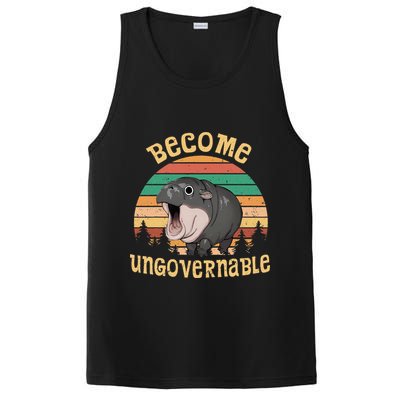 Become Ungovernable Moo Deng Baby Pygmy Hippo PosiCharge Competitor Tank