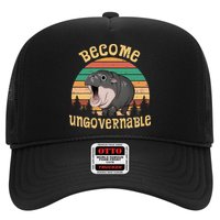 Become Ungovernable Moo Deng Baby Pygmy Hippo Hat