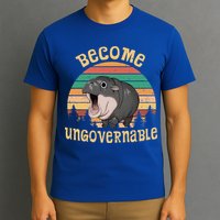 Become Ungovernable Moo Deng Baby Pygmy Hippo T-Shirt