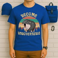 Become Ungovernable Moo Deng Baby Pygmy Hippo T-Shirt