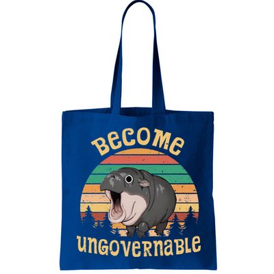 Become Ungovernable Moo Deng Baby Pygmy Hippo Bag