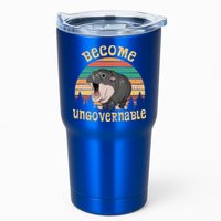 Become Ungovernable Moo Deng Baby Pygmy Hippo Tumbler