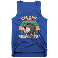 Become Ungovernable Moo Deng Baby Pygmy Hippo Tank Top
