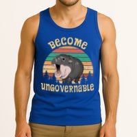 Become Ungovernable Moo Deng Baby Pygmy Hippo Tank Top