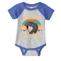 Become Ungovernable Moo Deng Baby Pygmy Hippo Infant Baby Jersey Bodysuit