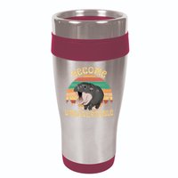 Become Ungovernable Moo Deng Baby Pygmy Hippo 16oz Travel Tumbler