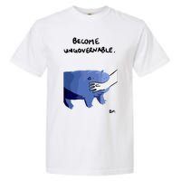 Become Ungovernable Moo Deng Garment-Dyed Heavyweight T-Shirt