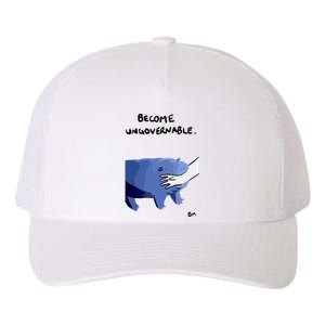 Become Ungovernable Moo Deng Yupoong Adult 5-Panel Trucker Hat