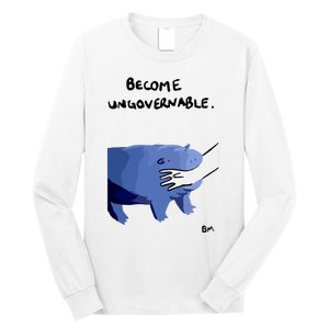 Become Ungovernable Moo Deng Long Sleeve Shirt