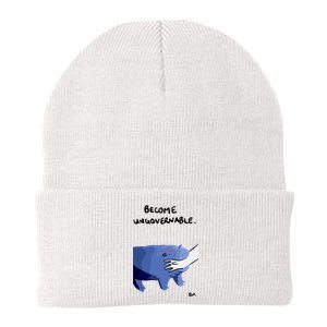 Become Ungovernable Moo Deng Knit Cap Winter Beanie