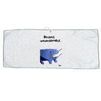 Become Ungovernable Moo Deng Large Microfiber Waffle Golf Towel