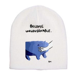 Become Ungovernable Moo Deng Short Acrylic Beanie