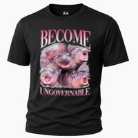 Become Ungovernable Moo Deng Funny Baby Hippo Performance Shirt