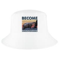 Become Ungovernable Moo Deng Cute Baby Hippo Funny Hippo Cool Comfort Performance Bucket Hat