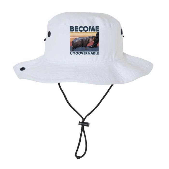 Become Ungovernable Moo Deng Cute Baby Hippo Funny Hippo Legacy Cool Fit Booney Bucket Hat