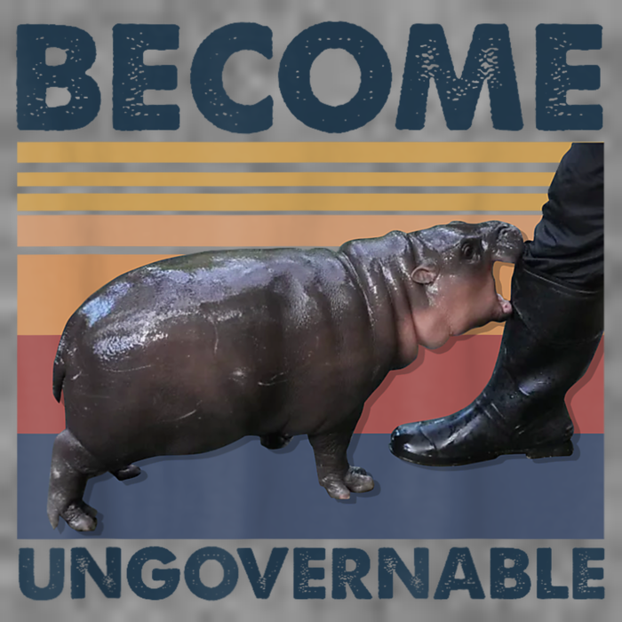 Become Ungovernable Moo Deng Humor Tall Sweatshirt