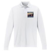 Become Ungovernable Moo Deng Humor Performance Long Sleeve Polo