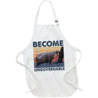 Become Ungovernable Moo Deng Humor Apron