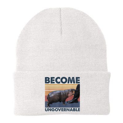 Become Ungovernable Moo Deng Humor Beanie