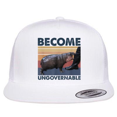 Become Ungovernable Moo Deng Humor Flatbill Hat