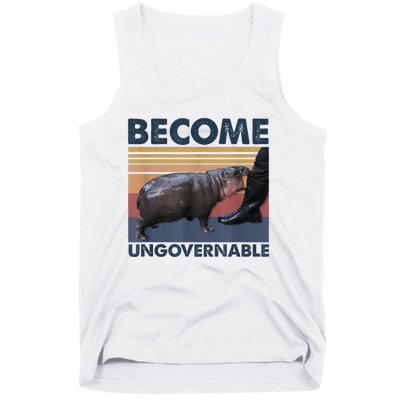 Become Ungovernable Moo Deng Humor Tank Top