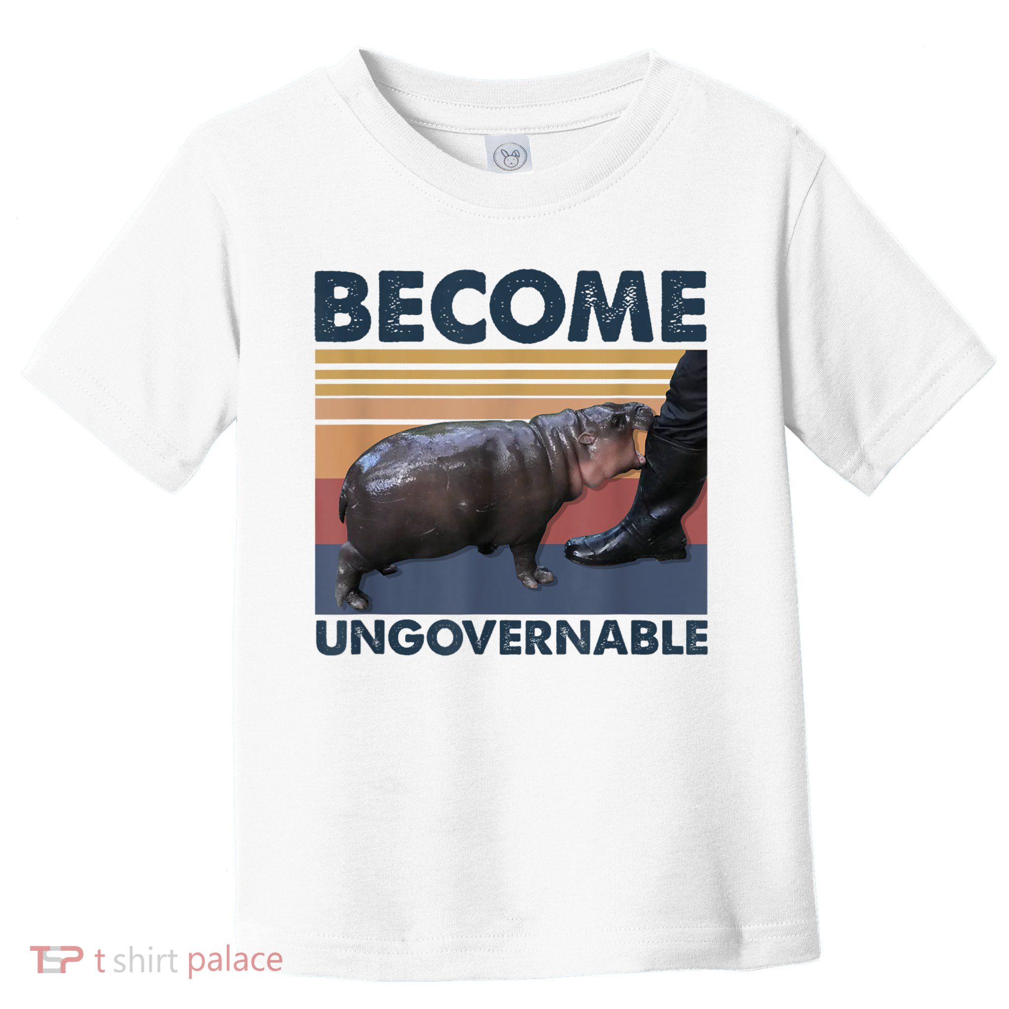 Become Ungovernable Moo Deng Humor Toddler T-Shirt