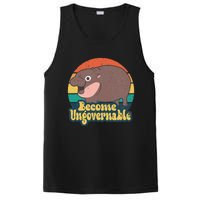 Become Ungovernable Moo Deng Humor Cute Baby Hippo Joke PosiCharge Competitor Tank