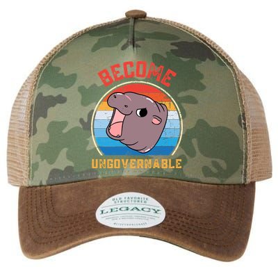 Become Ungovernable Moo Deng Legacy Tie Dye Trucker Hat