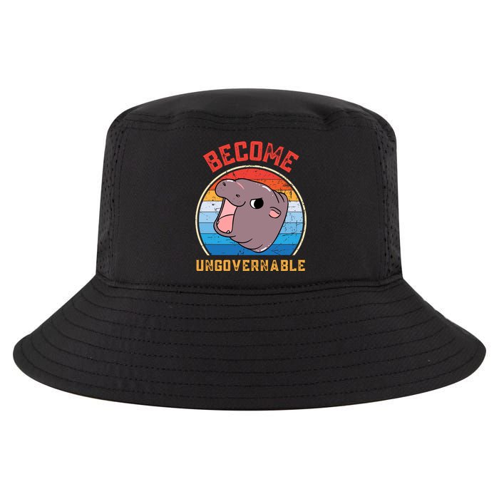 Become Ungovernable Moo Deng Cool Comfort Performance Bucket Hat