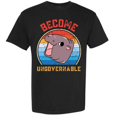 Become Ungovernable Moo Deng Garment-Dyed Heavyweight T-Shirt