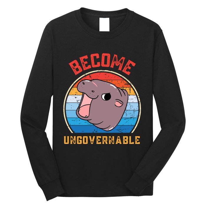 Become Ungovernable Moo Deng Long Sleeve Shirt