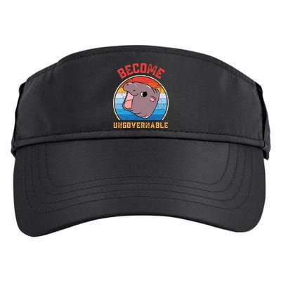 Become Ungovernable Moo Deng Adult Drive Performance Visor