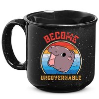 Become Ungovernable Moo Deng 15oz Campfire Ceramic Mug