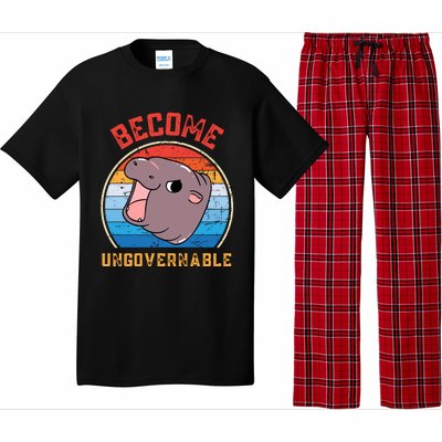 Become Ungovernable Moo Deng Pajama Set