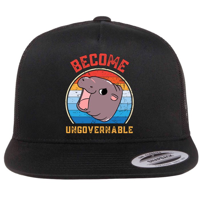 Become Ungovernable Moo Deng Flatbill Hat