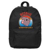 Become Ungovernable Moo Deng 16 in Basic Backpack