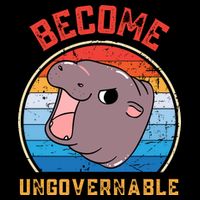 Become Ungovernable Moo Deng 16 in Basic Backpack