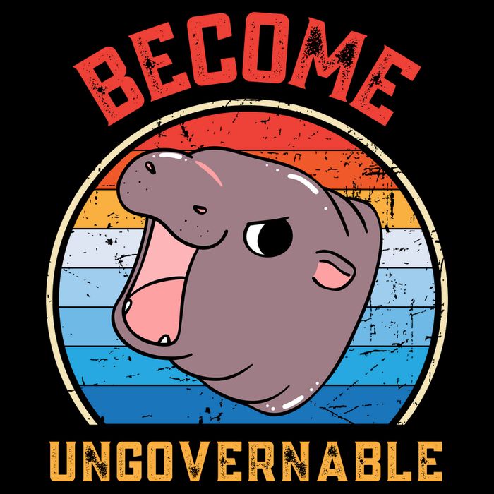 Become Ungovernable Moo Deng 16 in Basic Backpack
