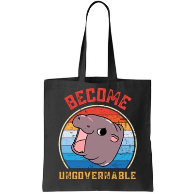 Become Ungovernable Moo Deng Tote Bag