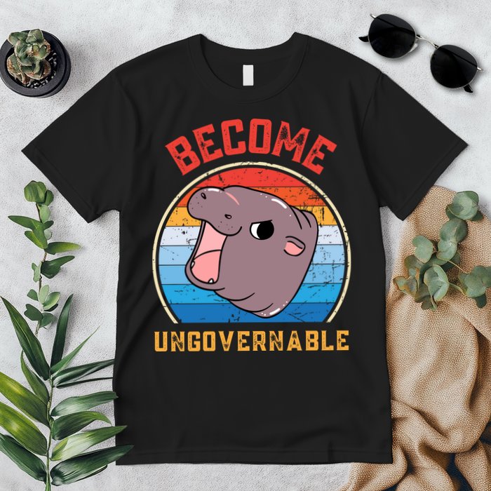 Become Ungovernable Moo Deng Premium T-Shirt