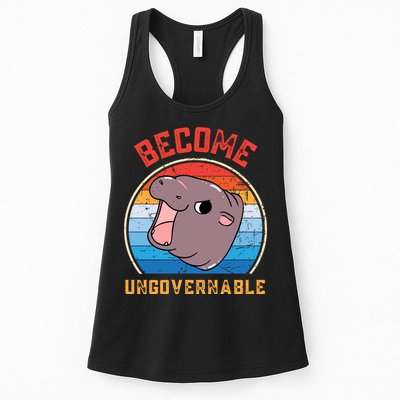 Become Ungovernable Moo Deng Womens Tank Top