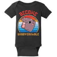 Become Ungovernable Moo Deng Baby Bodysuit