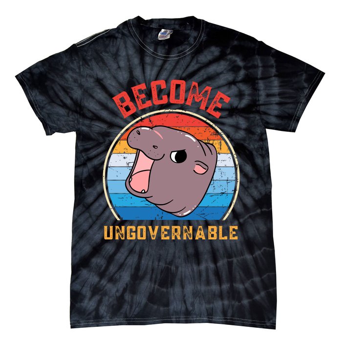 Become Ungovernable Moo Deng Tie-Dye T-Shirt