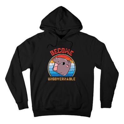 Become Ungovernable Moo Deng Tall Hoodie